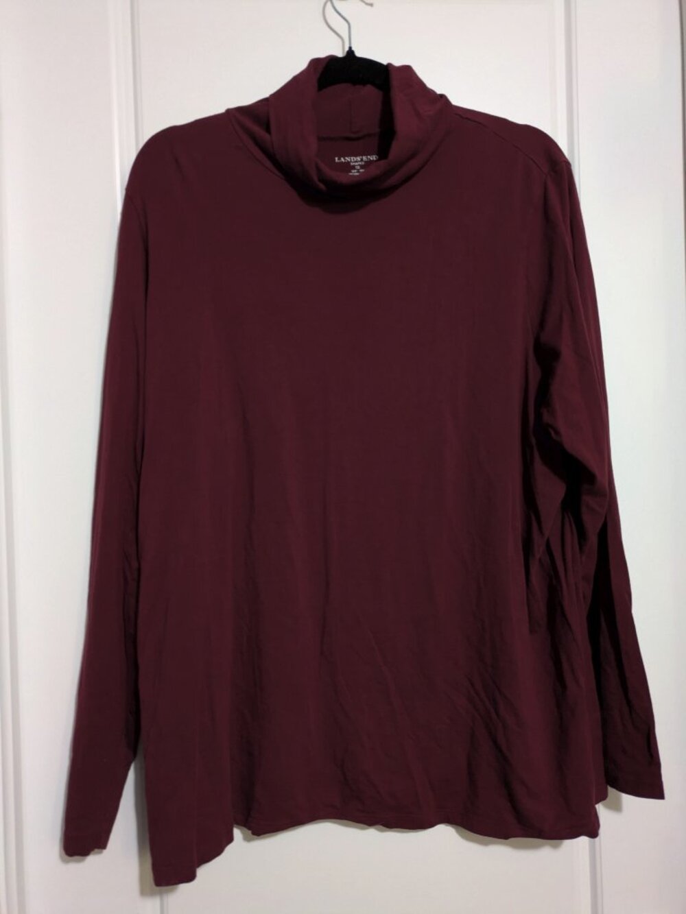 Lane Bryant Wine/Burgundy Cozy Long Sleeved Plus Sized Turtleneck (1X)